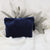 Pochette Personalizzabile Velluto Blu