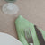 Tovaglia Misto Lino Fascia Verde