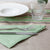 Tovaglia Misto Lino Fascia Verde